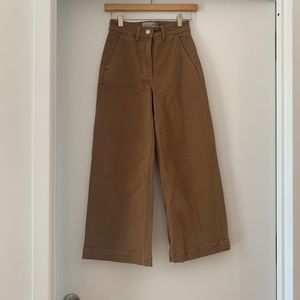 Everlane wide leg crop pant
